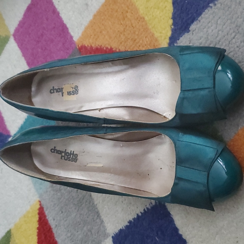 Teal Wedge/Heels